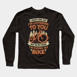 Downhill Mountain Biking Bike Mountainbiker Gift Long Sleeve T-Shirt